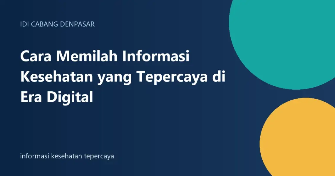 informasi kesehatan tepercaya